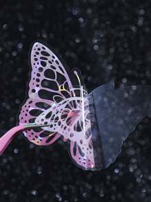 20入組蝴蝶島系列中空蝴蝶貝殼設計復古明亮膠貼紙,diy裝飾和剪貼簿 - A - 查看 6