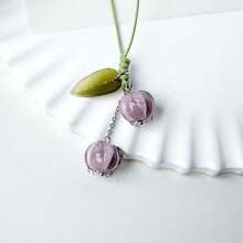 Dây đeo cổ điện thoại di động chống mất họa tiết hoa anh đào dành tặng mẹ, gia đình, bạn bè, sinh nhật, ngày lễ, mặt dây chuyền điện thoại - Nhiều màu - Xem 10