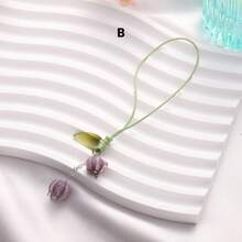 Dây đeo cổ điện thoại di động chống mất họa tiết hoa anh đào dành tặng mẹ, gia đình, bạn bè, sinh nhật, ngày lễ, mặt dây chuyền điện thoại - Nhiều màu - Xem 7