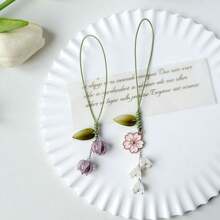 Dây đeo cổ điện thoại di động chống mất họa tiết hoa anh đào dành tặng mẹ, gia đình, bạn bè, sinh nhật, ngày lễ, mặt dây chuyền điện thoại - Nhiều màu - Xem 4