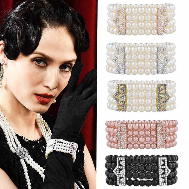 Costume pearl bracelet shop