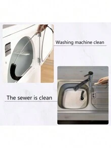 700mm洗衣機清潔刷,家用管道和內壁清潔工具,適用於洗衣機 - 洗衣機清潔刷 - 查看 5