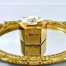 50入組新創意歐式糖果盒,用於婚禮,派對和紀念日慶祝活動,花卉設計 - 白色+金卡 - 查看 8