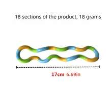 3入組戶外露營遊戲活動玩具捻轉圈壓力紓緩,創意減壓玩具捻轉圈,新年/ 2024年春季的新奇禮物 - 彩色 - 查看 8