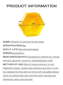 Vitamin E & Honey Soap With Essential Oils - Face & Body Bar Soap - NO.BQY71709 - View 5