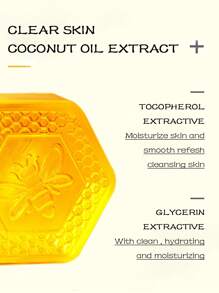 Vitamin E & Honey Soap With Essential Oils - Face & Body Bar Soap - NO.BQY71709 - View 3