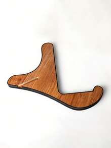 木制吉他支架，直立展示架，适用于原声/古典吉他，易于组装 - 吉他木質支架 - 查看 7