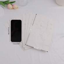 10pcs Fire Retardant Candle Bags With Star & Moon Cutouts And Printed Patterns - White - View 2