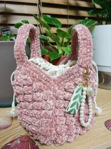 100 (taille unique)/250g Fil de peluche pour bébé, peluche en chenille douce, matériel de tricot et de couture DIY pour écharpe/pull. Fil de peluche 100% polyester pour accessoires amigurumi