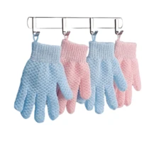 1pc Pink Exfoliating Bath Gloves, Shower Deep Exfoliating Bath Towel Bath Brush, Exfoliating Bath Gloves, Advanced Exquisite Body Scrub And Full Body Massage Spa Beauty Bath Gloves, Men And Women - Pink - View 5