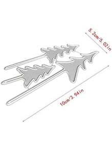 1只碳鋼金屬浮雕紙張切割刀模,適用於信封、賀卡、相框等新鮮裝飾,diy刀模 - 銀色C - 查看 2