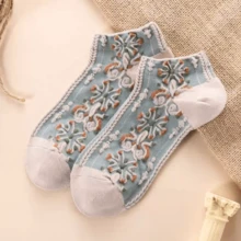 Women Invisible Socks - Multicolor - View 7