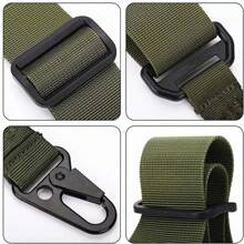 Portafusil Tactico Bungee 2 Puntos Eslinga Militares Caza - Negro - Ver 5