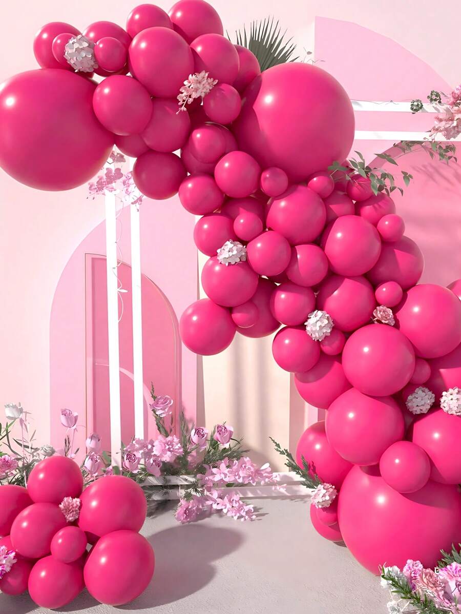 裝飾氣球 - 玫紅色 - 查看 1