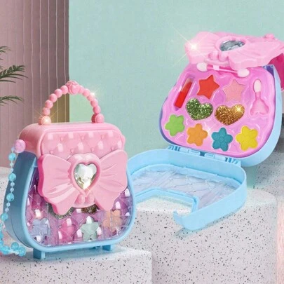 Princess Themed Girls' Makeup Toy Set With Wallet, Jewelry, Pretend Play Bag, Makeup Bag, Birthday Gift Set, Children's Dress-Up Accessories Makeup Set Girls,Makeup Girls,Lip Gloss>Kid,Halloween,Makeup Girls,Makeup Set>Kid,Toys For Girls,Girls Toys,Kids Makeup,Makeup>Kid,Girl Make Up,Girls Beauty,Kid Make Up,Kids Gifts,Makeup Toys Girls Kids