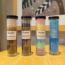 20 件波浪提花弹性发带，耐用尼龙，适合女士 - 彩色 - 查看 2