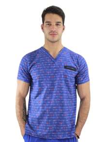 SOULMATE Filipina Quirúrgica Hombre Estampada