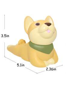 1pc Cartoon Dog Shaped Slouchy Phone Holder, Desktop Decorative Ornament - Multicolor - View 4