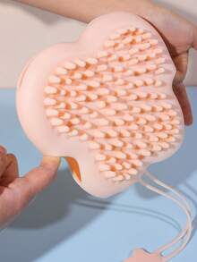 1pc Pet Hair Removal & Cleaning Silicone Glove, Suitable For Dogs And Cats - Pink - View 5