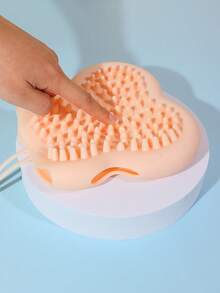 1pc Pet Hair Removal & Cleaning Silicone Glove, Suitable For Dogs And Cats - Pink - View 7