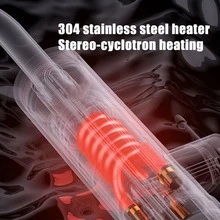 Electric Heating Tap Kitchen Bathroom Fast Instant Hot Water Heater Faucet 360° - Silver - View 6