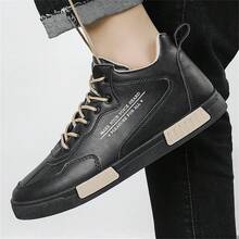 男士最新款防滑休閒運動鞋,多功能運動跑步鞋,舒適耐穿工作鞋,秋季戶外慢跑步行鞋 - 黑米色 - 查看 7