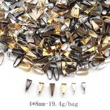 1 Pack Textured Iron Spring Clasps, 2x6mm Iron Pendant Clasps, Metal Diy Jewelry Making Findings, Necklace Clip Clasps - 2*6mm-12.2g/bag - View 7