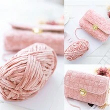 1pc 100g Chunky Knitted Yarn Soft And Warm For Diy Knitting Scarves Clothing Shoes, Gift - Camel - View 4