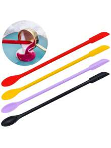 1pc Double-End Silicone Sealing Wax Spatula Tool, Multifunctional Wax Seal Stir Sticks, Heat-Resistant Silicone Scraper For Sealing Wax Spoon Clean, Mixing Resin, Art & Craft Projects, Sealing Wax Tools Accessories - Multicolor - View 10