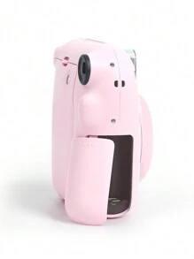 1pc Battery Door With Color-Matched Battery Skin For Fujifilm Mini 12 Camera, Replaceable Battery Cover - Pink - View 3