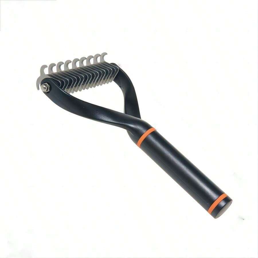 Pet Comb Brush Hair Removal Grooming Tool - Black - View 1