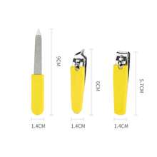 3入組完整的修甲美甲套裝,適用於家庭和旅行！ 包括指甲刀套裝,指甲剪,指甲舞台,鉗子,指甲藝術工具,禮品盒 - 藍色 - 查看 2