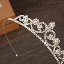 1pc Simple & Fashionable Princess Crown Headband Hair Accessory For Girls' Birthday Party Gifts