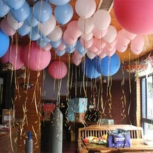 6入組氣球帶,派對裝飾工具套件,適用於新娘派對、生日、婚禮用品,帶有流蘇,色彩豐富 - 彩色 - 查看 8