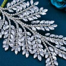 1pc Silver Rhinestone Bridal Headpiece - Silver - View 6