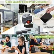 กล่องข้าว - สีดำและสีขาว - ดู 6