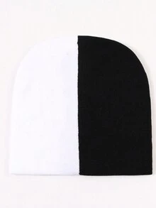 1入女士秋冬季蝴蝶圖案針織帽,帶耳蓋保暖防風,非常適合休閒和戶外活動使用