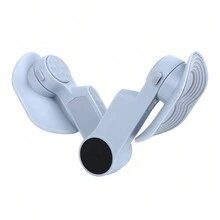 臀部训练器，骨盆底训练器，大腿内侧塑身设备，手臂腿部锻炼器，运动瘦身训练，男女臀部健身器，可调节力量，大腿内侧和外侧锻炼器，腿部肌肉训练器 - 淺藍色 - 查看 5