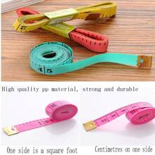 2入組加寬的裁縫尺,柔軟測量衣物尺,身體尺寸,縫紉,測量衣服,1.5米 - 彩色 - 查看 4