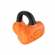 第四代骨傳導概念藍牙耳機,小型耳夾耳環,高保真立體聲tws運動遊戲無線耳機,附帶麥克風 - 黑色 - 查看 8