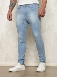 Men Pants - 薄荷藍 - 查看 4