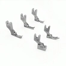 1套工業平頭縫紉機拉鍊壓腳套裝,p363 P36ln P36n S518n P58n共五個 - 銀色 - 查看 5