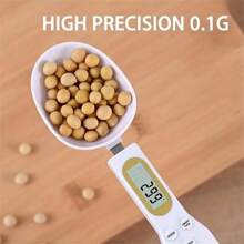 1 Miếng 500g Đồng hồ điện tử Thìa Đo lường , Phòng bếp Cân điện tử Với Hai Đo lường , Phòng bếp Sự cân Công cụ Đối với Làm bánh , Nấu nướng Và Điều khiển - màu đen - Xem 9