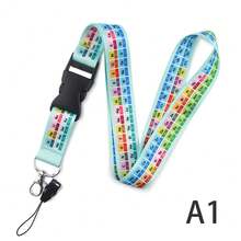 1pc Cartoon Detachable Cell Phone Lanyard With Id Card & Key Chain Neck Strap - A1 - View 5