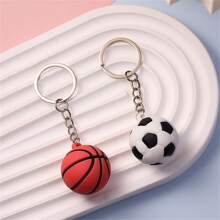 2024 Creative Simulation Super Watch Football Key Spike Series Basketball Key Chain Small Pendant Doll Activity Gift,Various Styles 1pc - Multicolor - View 8