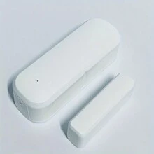 EMASTIFF Sensor de puerta inteligente Tuya WiFi, detector de apertura y cierre de puertas, sistema de  inteligente para el hogar, control a través de la aplicación Smart Life (no incluye baterías)
