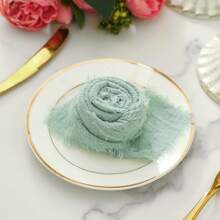 6/12入組折邊餐巾,43x43厘米/17x17英寸的實色布方形餐巾,用於婚禮裝飾、聖誕裝飾、感恩節餐、鄉村風格派對用品、新年、生日派對、餐桌佈置、茶會,舒適柔軟的亞麻茶巾,以鼠尾草綠灰色橄欖綠為主色