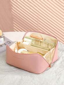 1 Pack Travel Portable Cosmetic Storage Bag Toiletry Bag - Pink - View 3