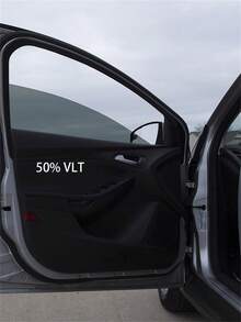 1 Roll 50% VLT Black Car Window Foils Tint Tinting Film Roll Car Auto Home Window Glass Summer Solar UV Protector Sticker Films - Black - View 3