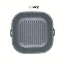 1入組空氣炸鍋矽膠盆,8.5英寸空氣炸鍋籃,配件,可重複使用的空氣炸鍋墊,可替代牛油紙,無需清洗空氣炸鍋（紅色） - 紅色 - 查看 11